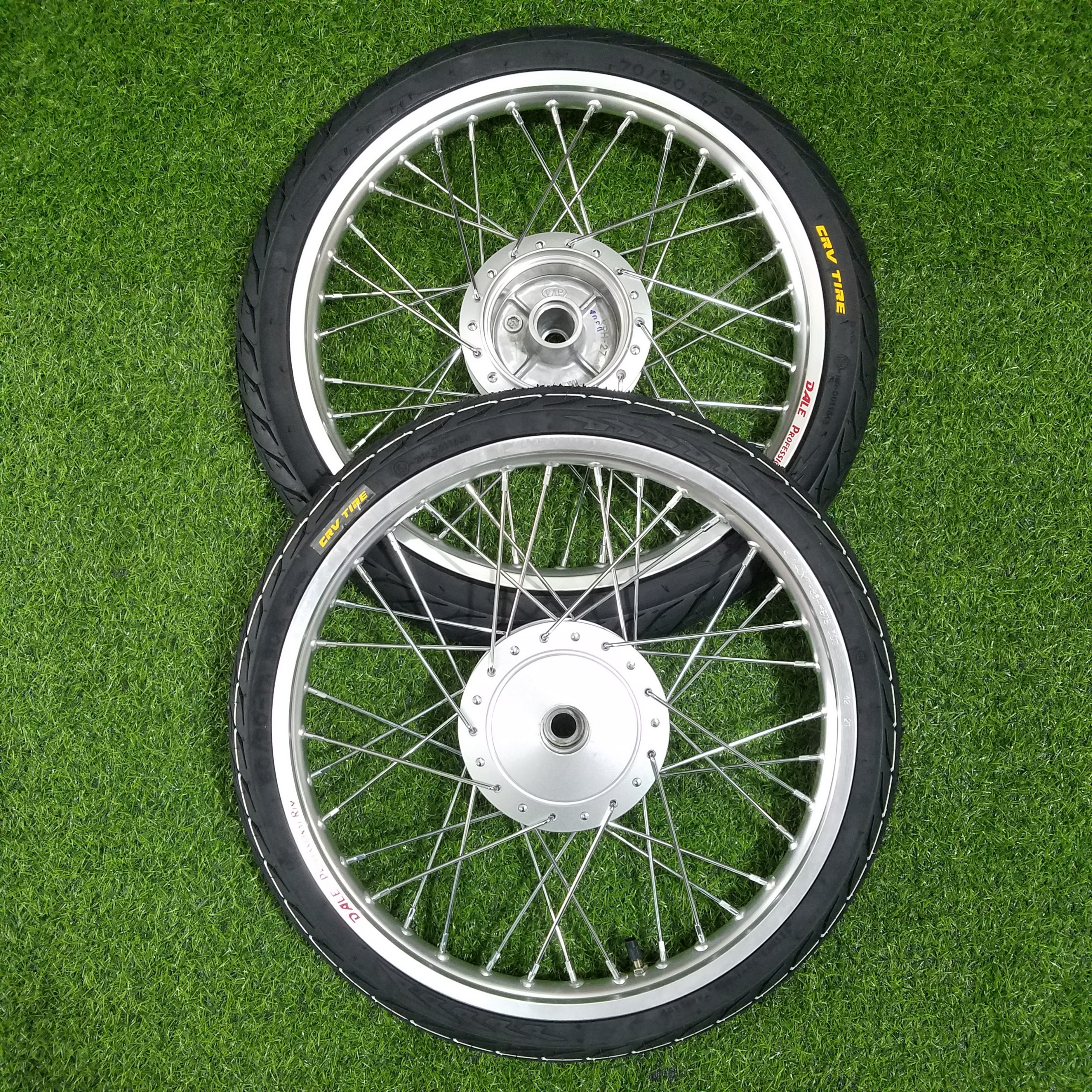 Spokes wheel đùm Zin wave S110 spokes chrome plated felly aluminum Crown full shell bowel CRV 60 70 attachment cheek đùm before after fitting as Zin do not need processing HTH34 MSP 2047