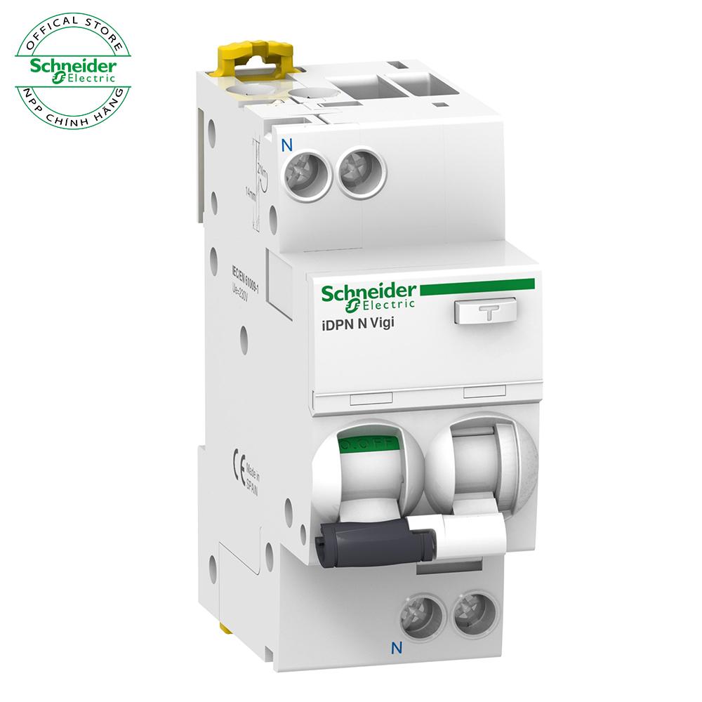 RCBO Acti9 30mA - Cầu dao / Aptomat bảo vệ quá tải, ngắn mạch và chống giật Schneider