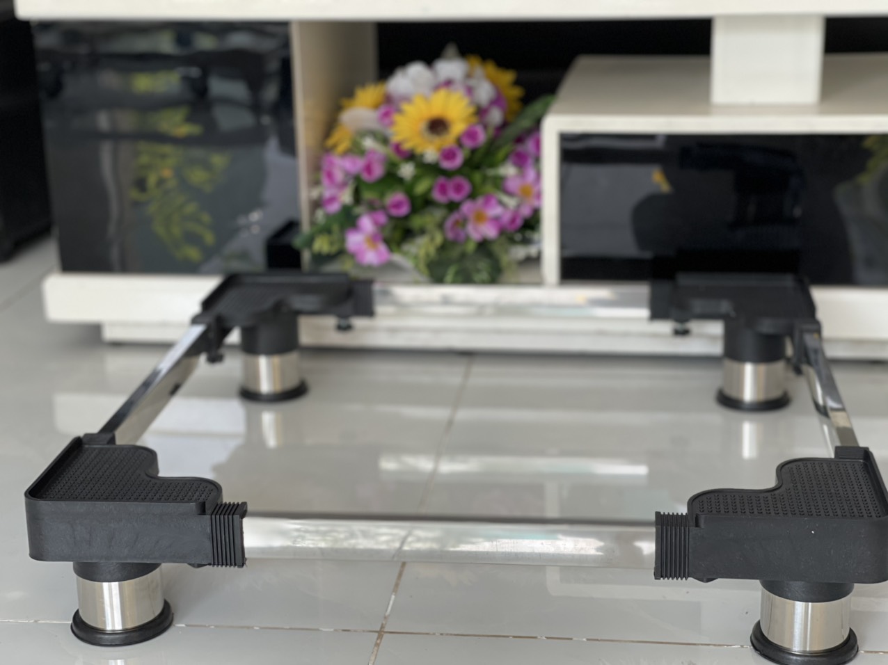 Chân kê mát giặt- INOX dày dặn chắc chắn