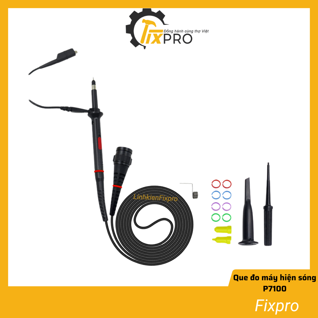 Que đo máy hiện sóng P7100 100MHz cao cấp (1 que) - Fixpro