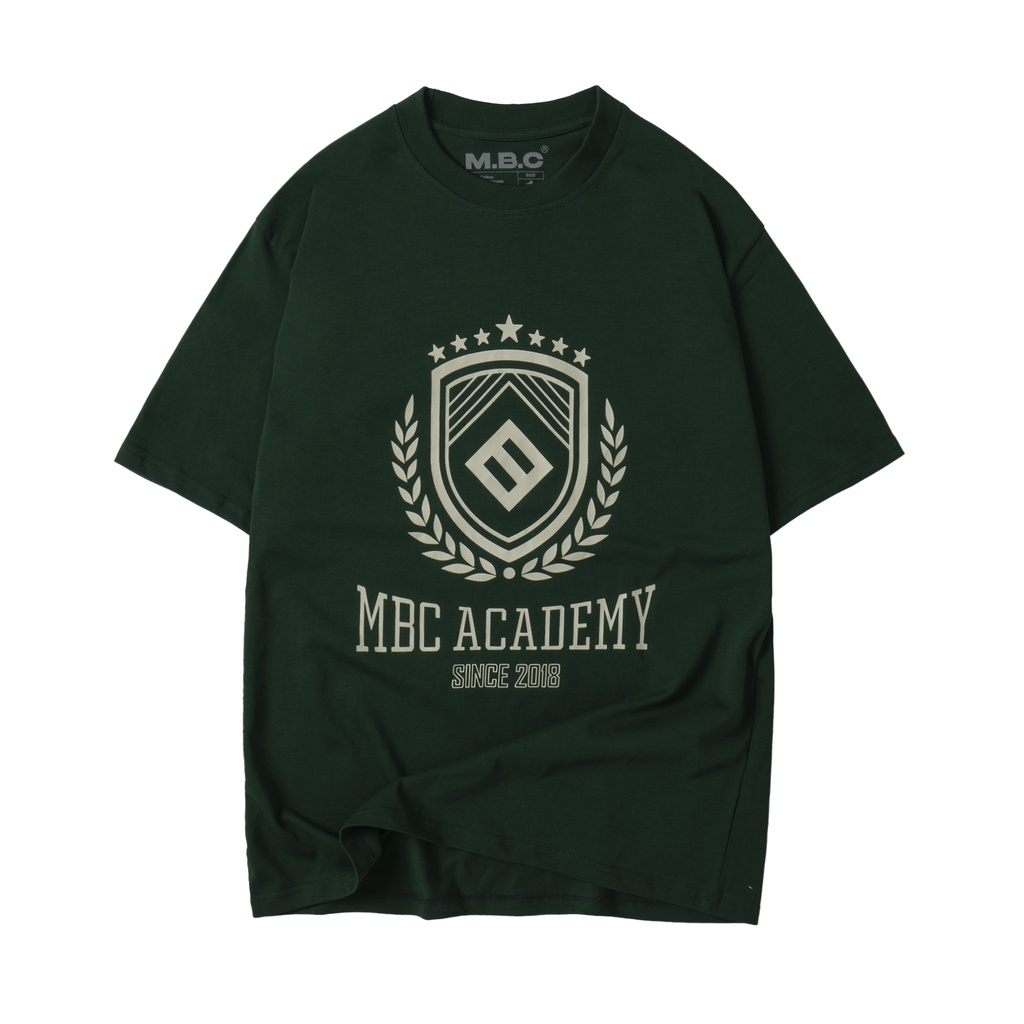 Áo Thun Cổ Tròn MBC Academy - Brown/Navy/Green/Dark Gray