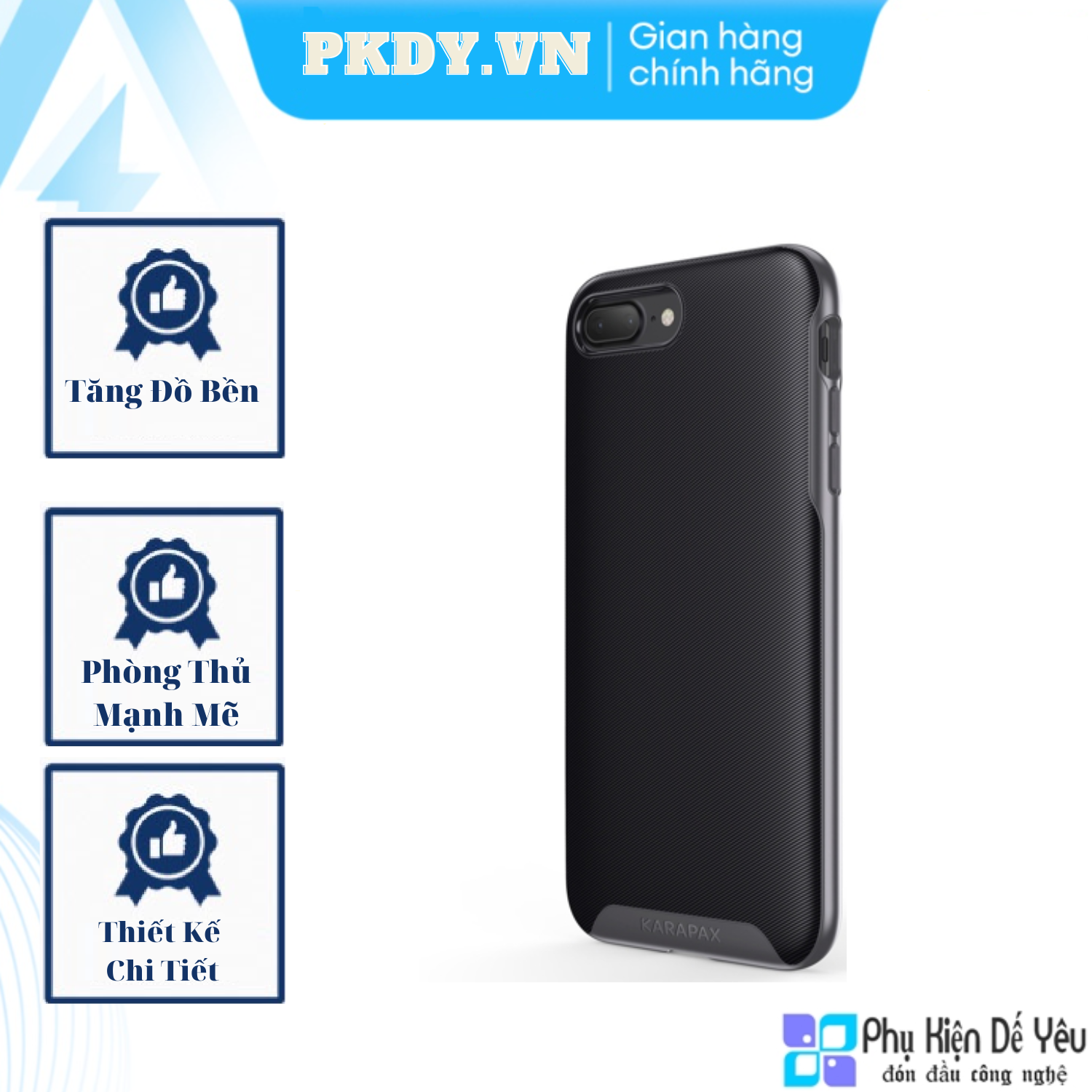 Ốp lưng Anker KARAPAX Breeze cho iPhone 7 Plus/ 8 PLus
