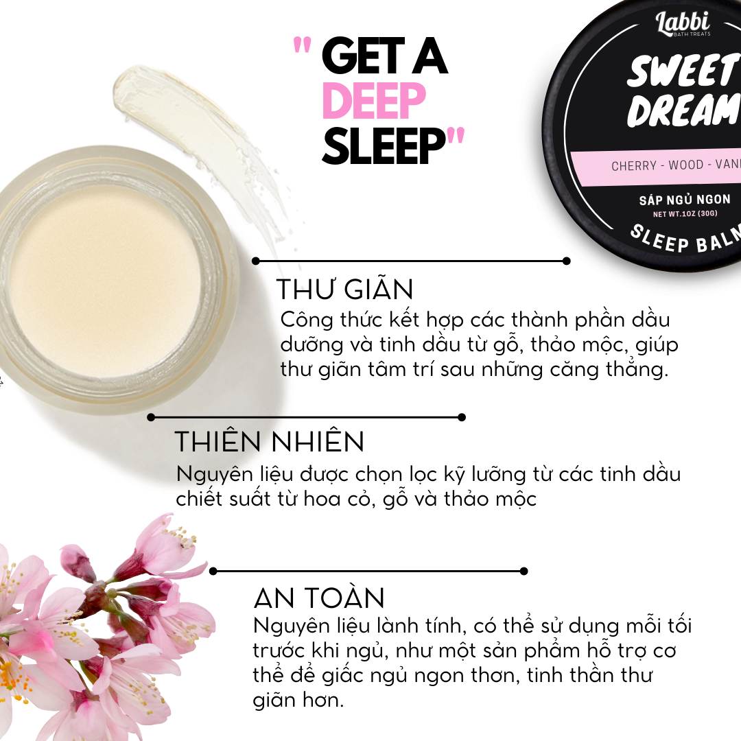 Sáp ngủ ngon SWEET DREAM [Labbi] Sleep Balm