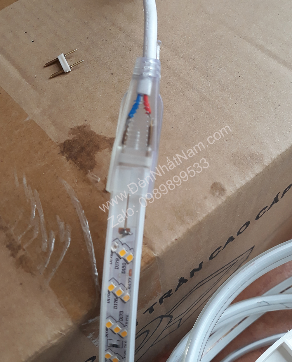 Combo 100m Led Dây, 3 hàng, mắt led 2835 (1 cuộn)