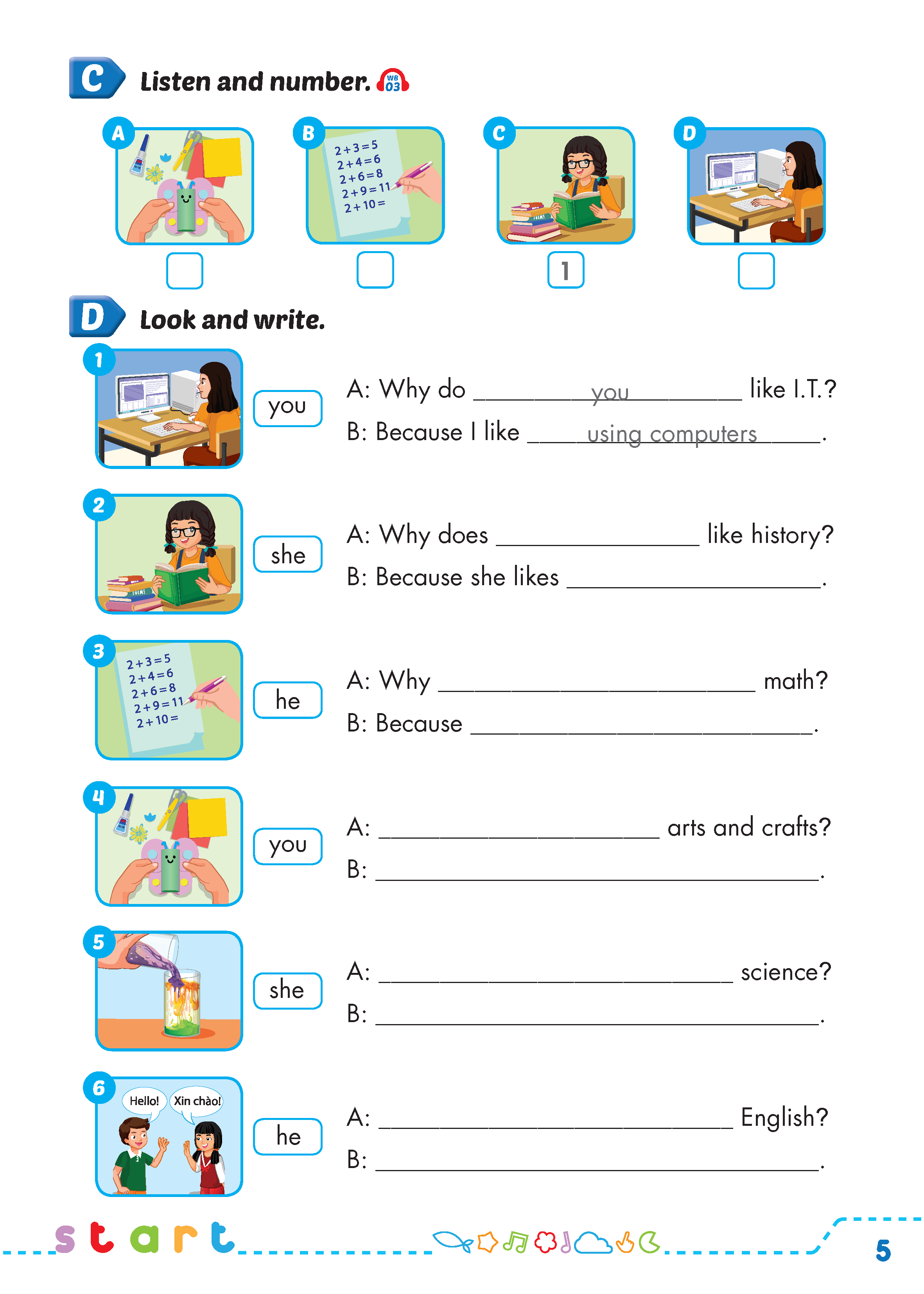 Sách -  Dtpbooks - Tiếng Anh 5 i-Learn Smart Start - Workbook (Sách bài tập)