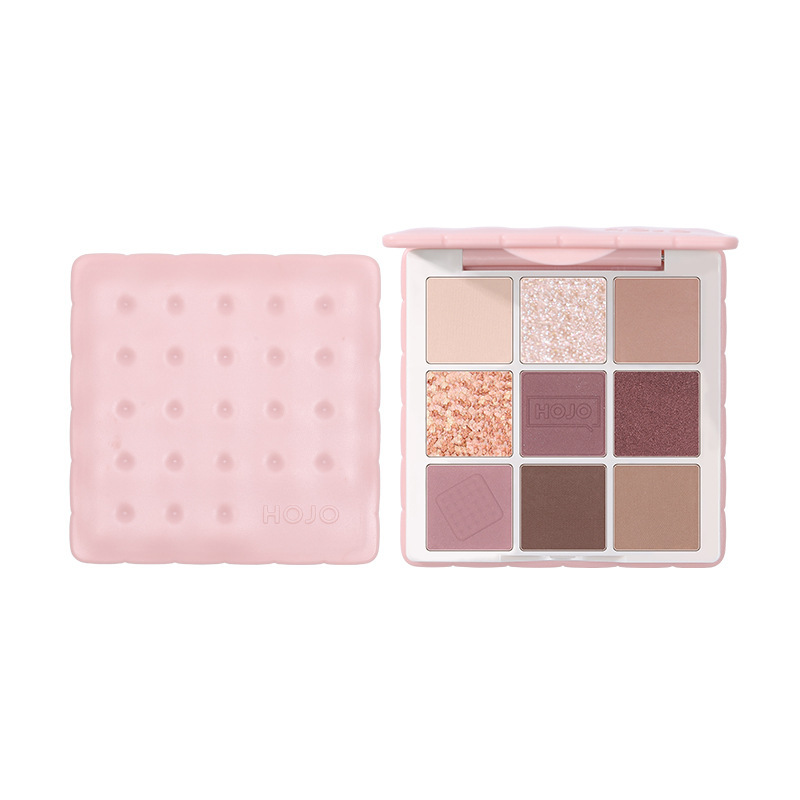 Bảng 9 màu mắt tone nude HOJO 8136