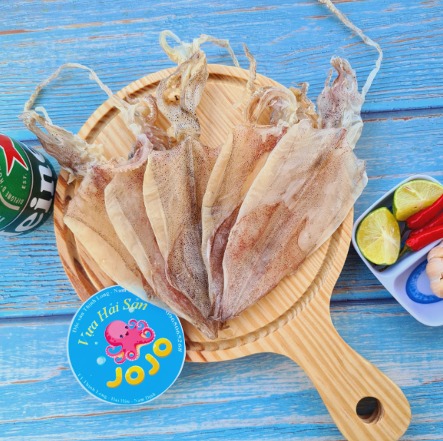 Khô cá mực nhỏ,khô mực loại trung đặc sản cà mau-500gr, 200gr, 100gr