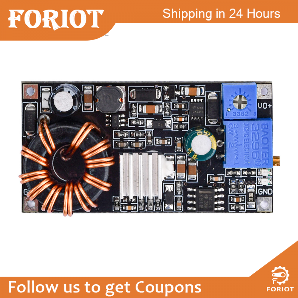 Foriot DC2.7-20V Low-voltage Boost Constant Voltage Constant Current Synchronous Rectifier Power Module with Short Circuit Protection