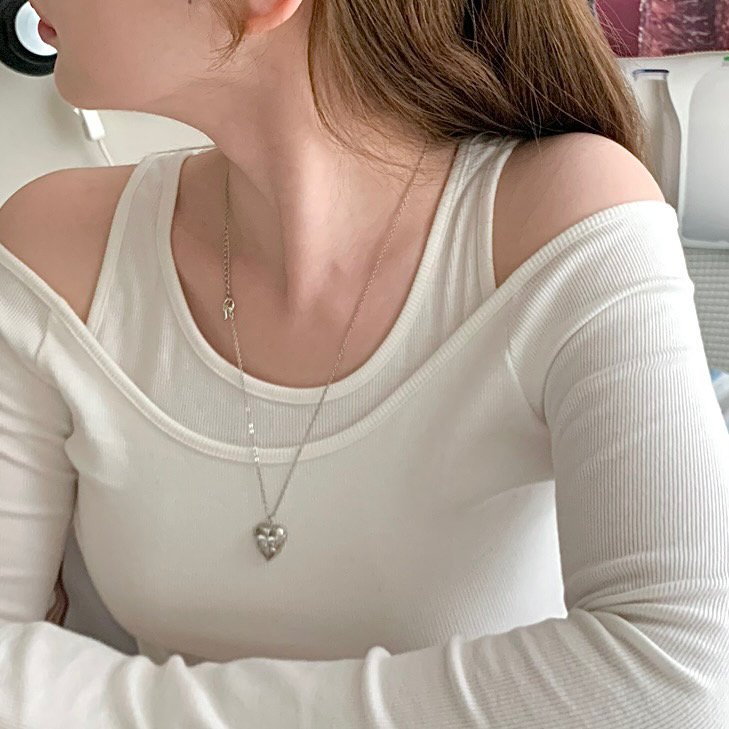 Dây chuyền trái tim xinh xắn Gift heart phong cách Hàn Quốc