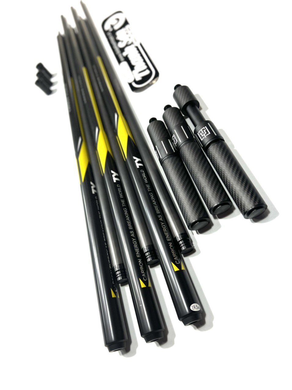 com bo Cơ bida lỗ FURY TY Loki ngọn Full Carbon( có khúc nối carbon)
