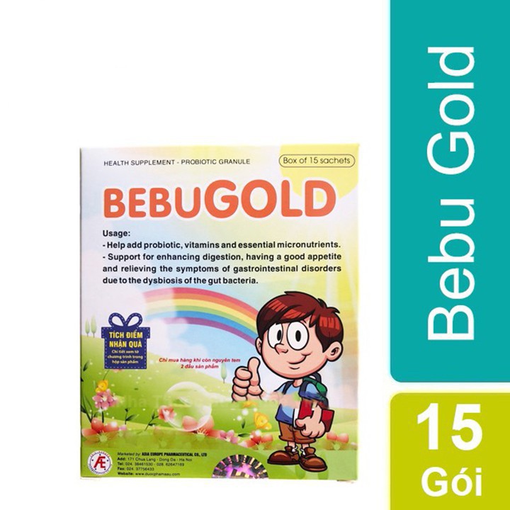 Cốm vi sinh bebugold – hỗ trợ tăng cường tiêu hóa