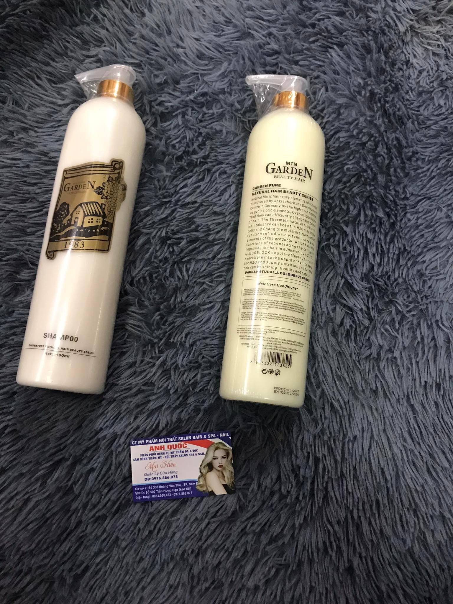 Bộ dầu gội và dầu xả Garden (1100ml/chai)
