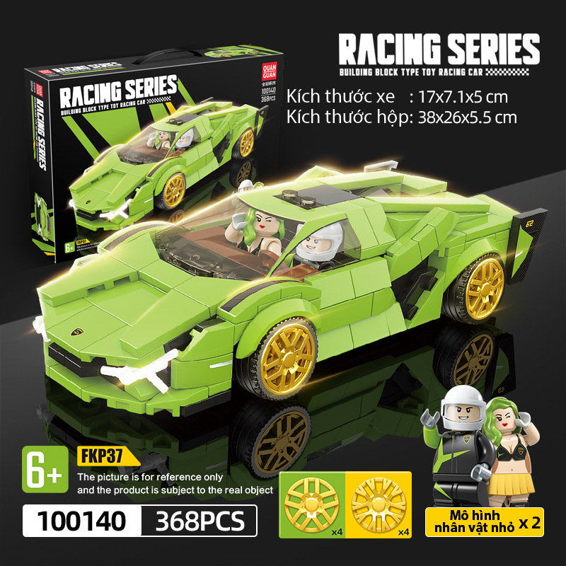 Bộ đồ chơi Lắp ráp Mô hình LEGO Xe Đua Siêu Xe