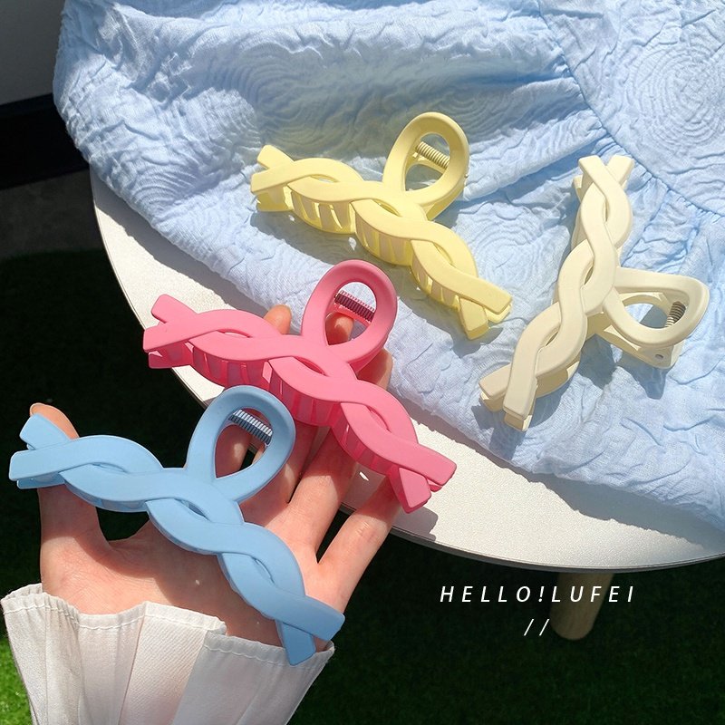 GẤP TÓC XOẮN PASTEL 11CM