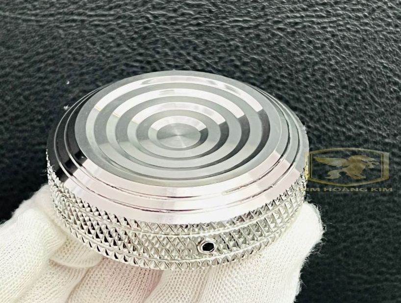 Nắp xăng inox 304 cnc mẫu thái 001 gắn được nhiều loại xe máy