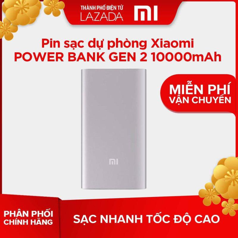 Pin sạc dự phòng Xiaomi Power Bank Gen 2S 10000mAh (Bạc) - Hãng phân phối chính thức