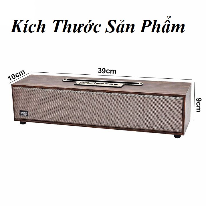 [HOT 2023]Loa Bluetooth XM-520, Âm Bass Mạnh Mẽ, Công Suất Lớn 20W, Thiết Kế Vỏ Gỗ Sang Trọng, Đa Dạng Kết Nối, Loa Không Dây, Loa Mini, Loa Máy Tính