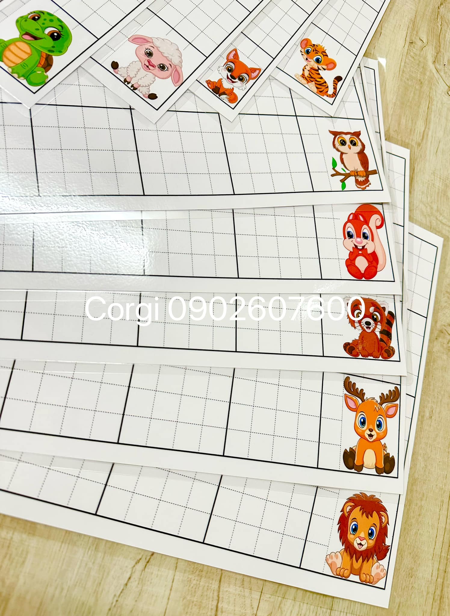 Bảng Nhóm A3 plastic - Đồ dùng dạy học Corgi