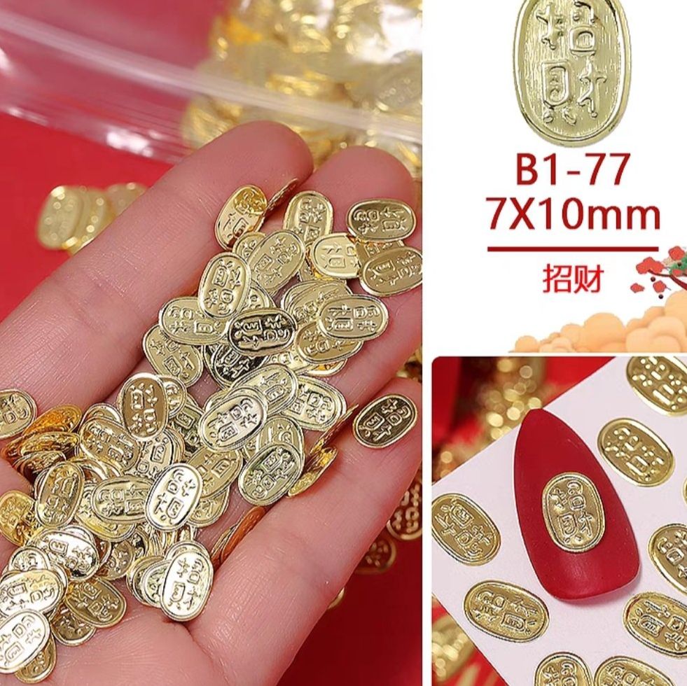 Charm Tết Đính Móng Tay Chân