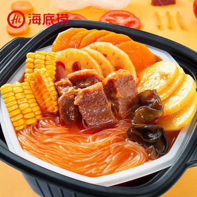 Lẩu tự sôi Haidilao vị thịt bò cà chua