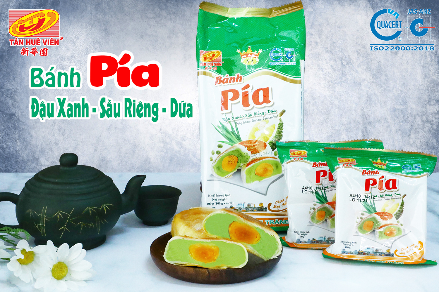 BÁNH PÍA DỨA TÂN HUÊ VIÊN