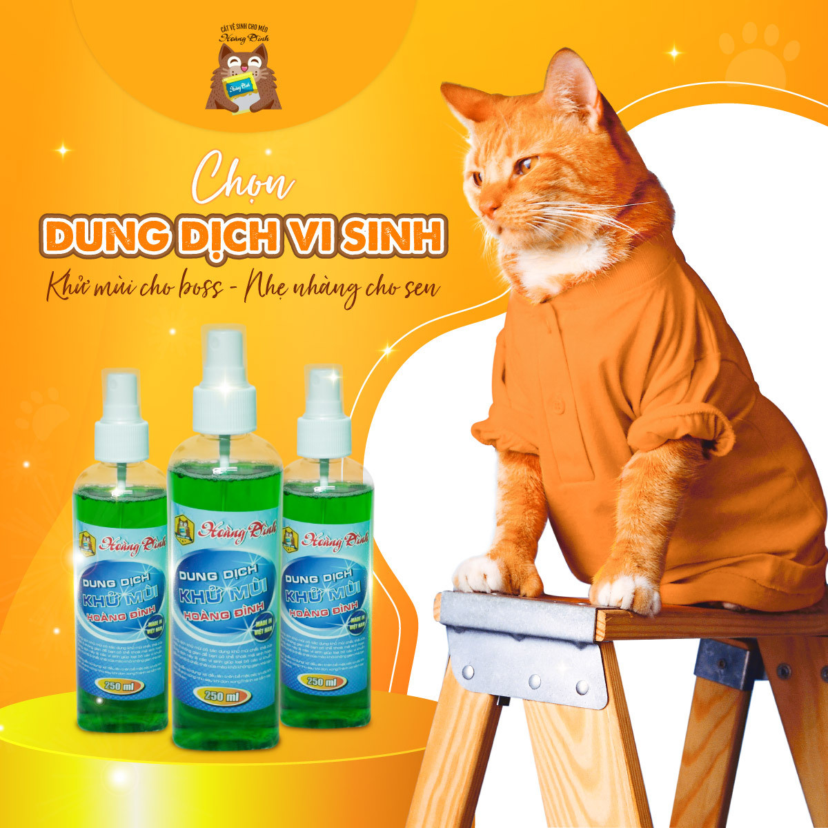 Xịt khử mùi diệt khuẩn đa năng cho chó mèo Natural Clean 500ml