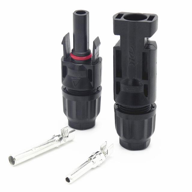 Jack nối đơn MC4 ( cặp âm, dương) chuyên dùng cho nối cáp Pin năng lượng mặt trời