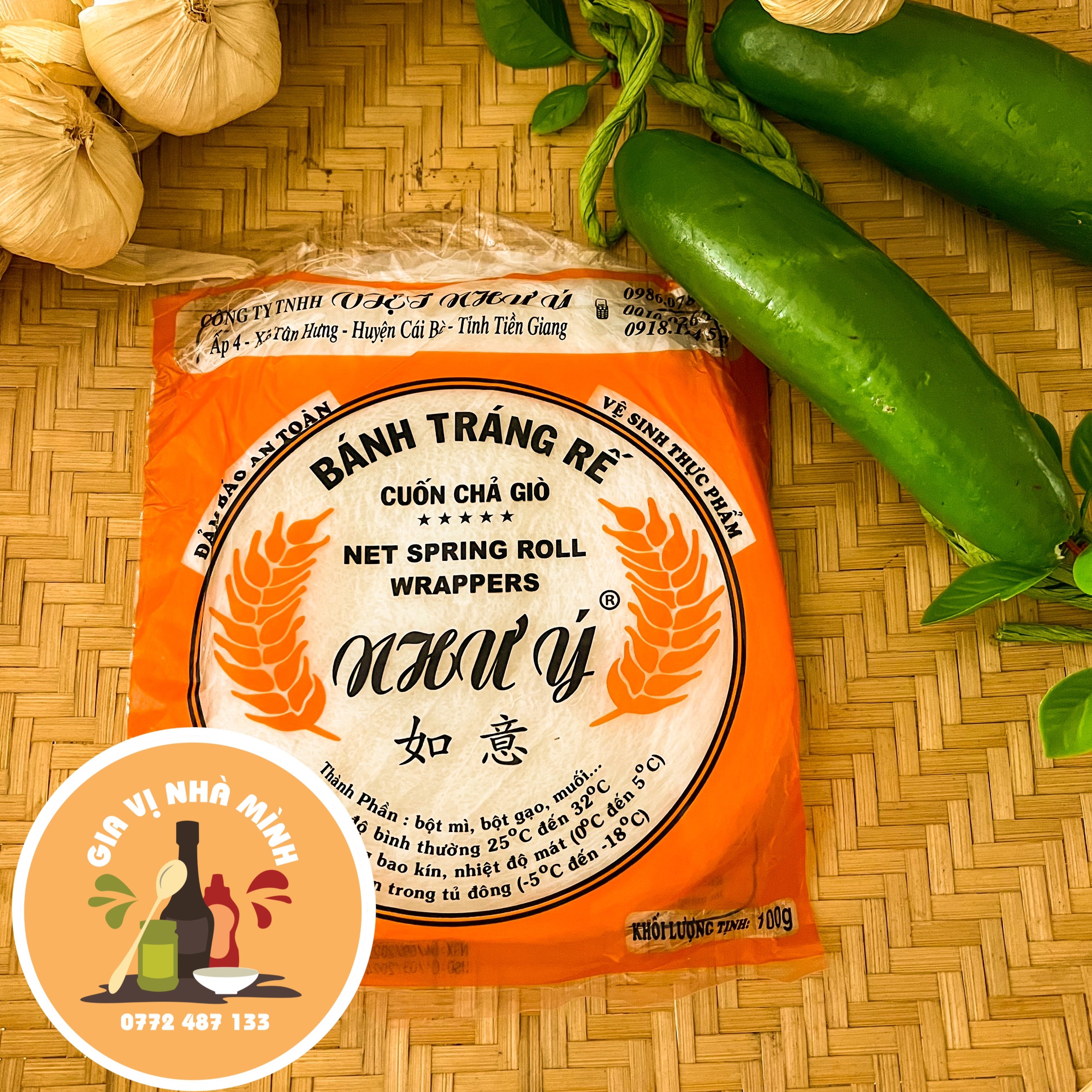 Bánh tráng rế . bánh đa nem rế - như ý