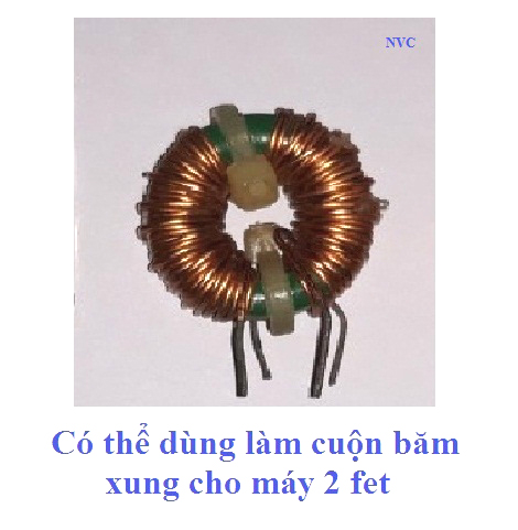 1 cuộn cảm 60 vòng dây cuốn sẵn (hàng tháo máy)