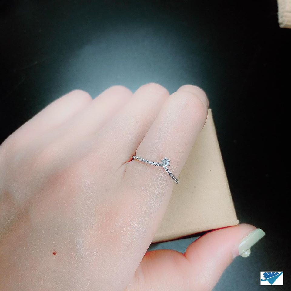 Nhẫn bạc nữ nhỏ xinh MS23