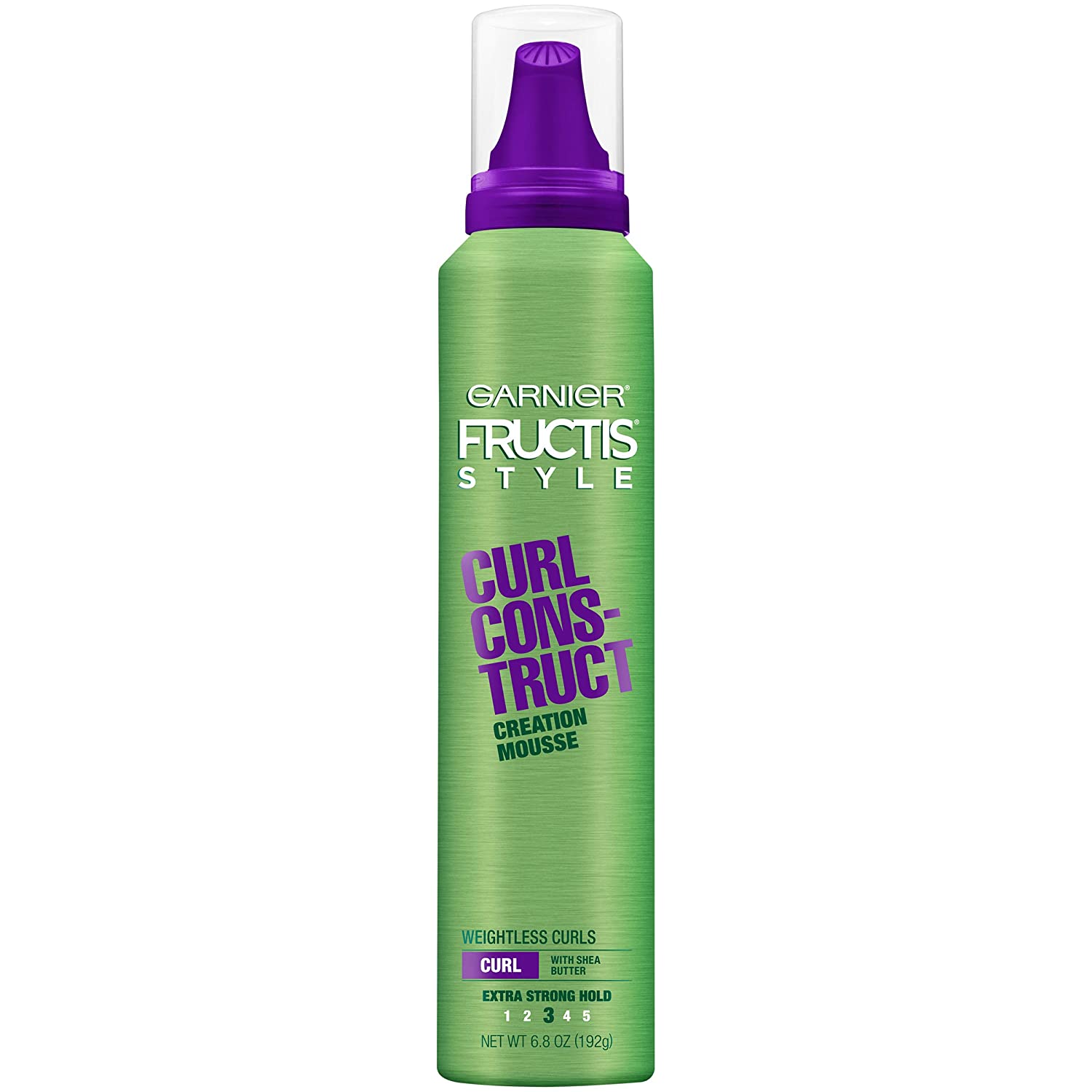 Bình mousse giữ nếp tóc Garnier Fructis Style Curl Construct Creation Mousse  Curly Hair 192g (Mỹ) 