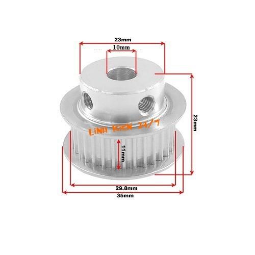 Pulley bánh răng nhôm 20 răng-xl-10mm