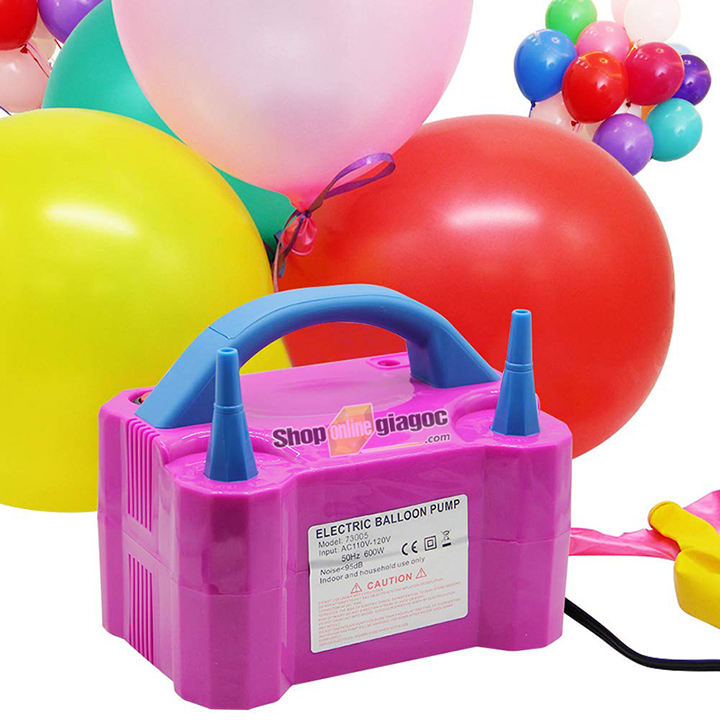Máy Bơm Bong Bóng Bằng Điện 2 Vòi VDBB03 - Máy bơm bong bóng bằng điện - Trang trí tiệc tùng, sinh nhật