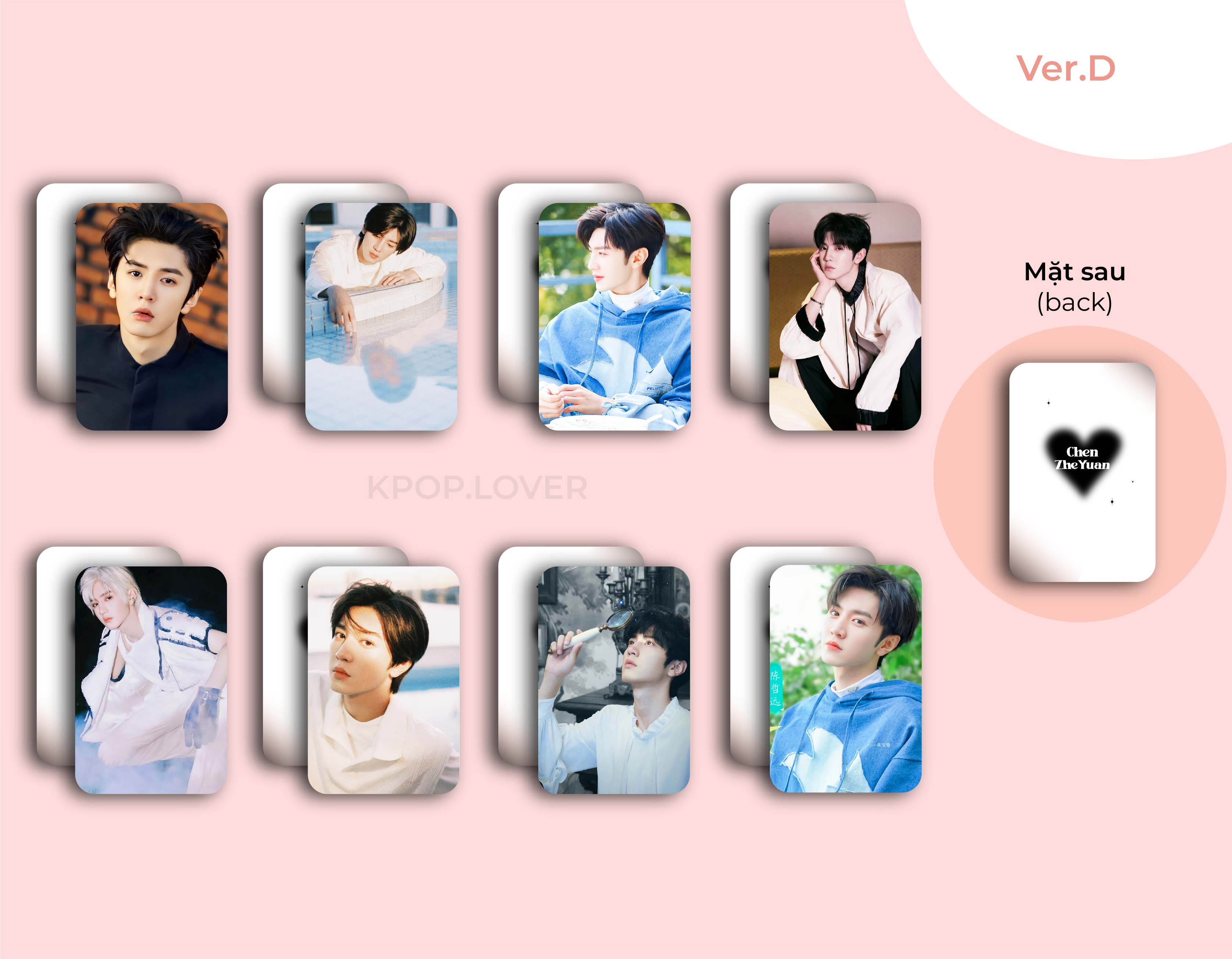 SET 8 CARD BO GÓC Trần Triết Viễn