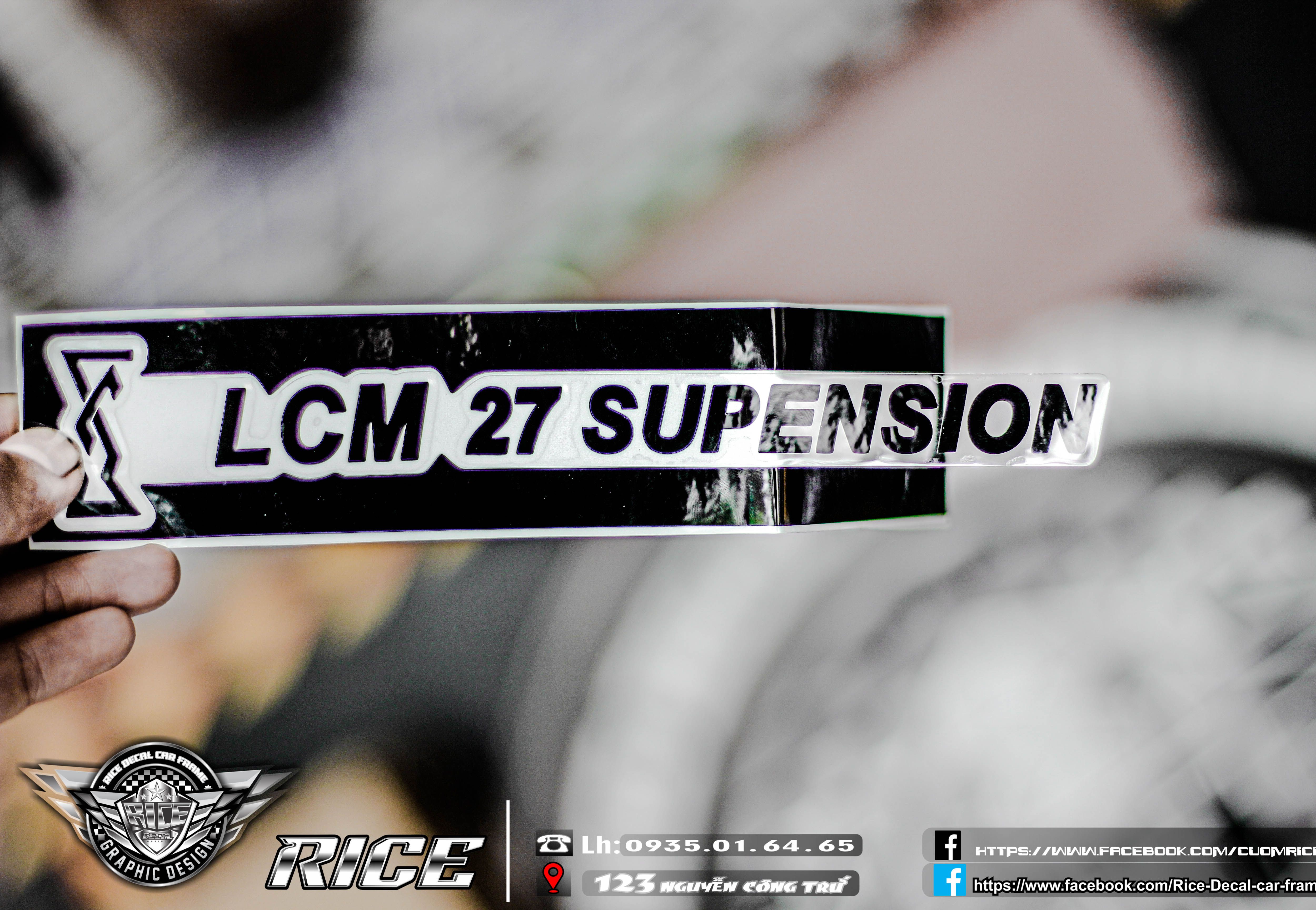 Tem LCM 27 Suspension 2 Màu  ( 1 cặp )