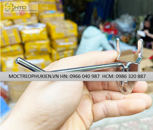 Móc treo phụ kiện đơn: MT-T009 (cài tấm lỗ)