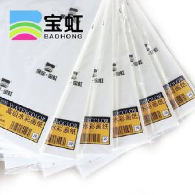 Giấy vẽ 20 tờ baohong A3/A4 dòng thường