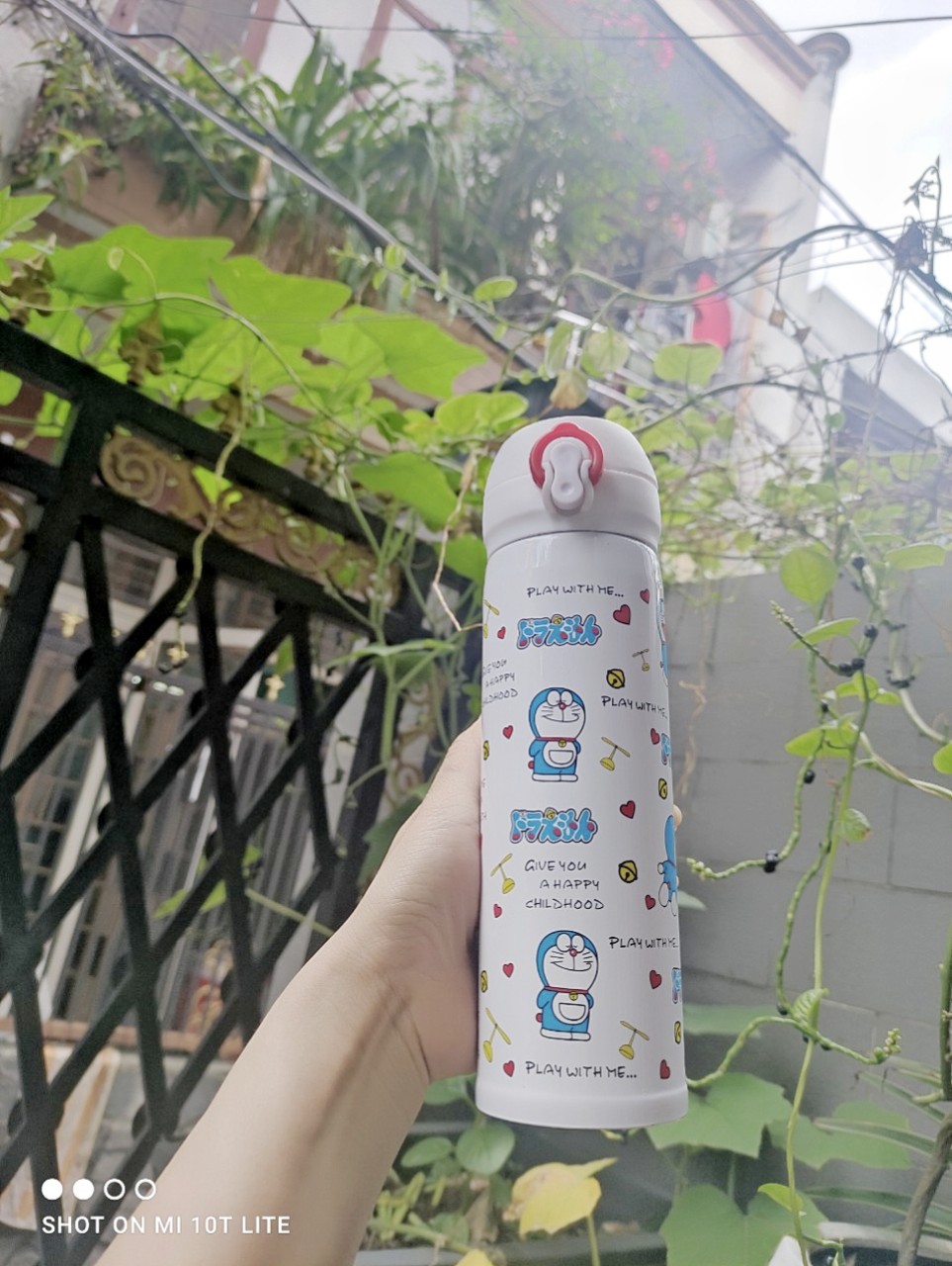 bình giữ nhiệt doremon 500ml