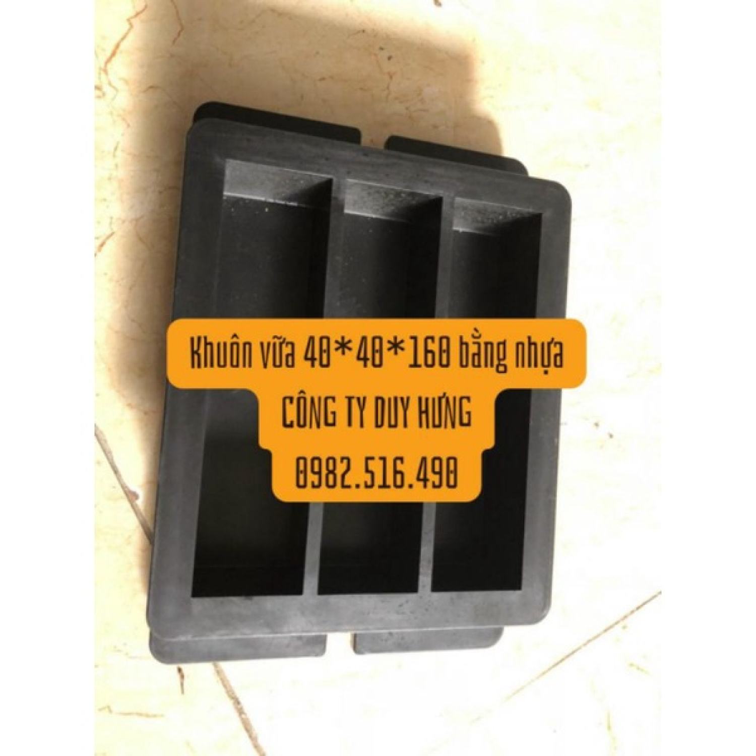 ⭐⭐⭐khuôn đúc mẫu vữa xi măng 40x40x160mm bằng nhựa - 0982516490 🌟🌟🌟