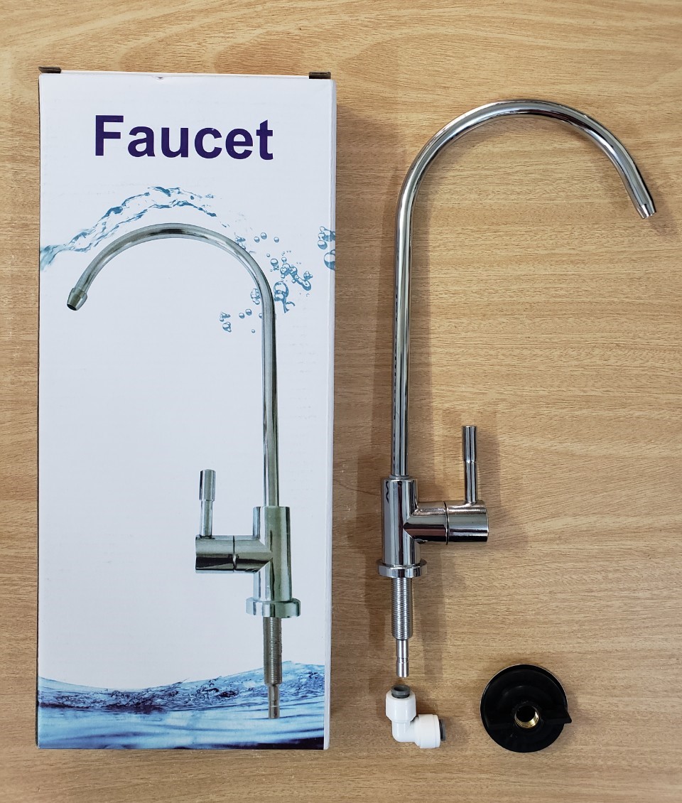 (HCM) Vòi Máy Lọc Nước RO (Faucet) - - Dùng Trong Các Máy Lọc Nước RO (Inox)