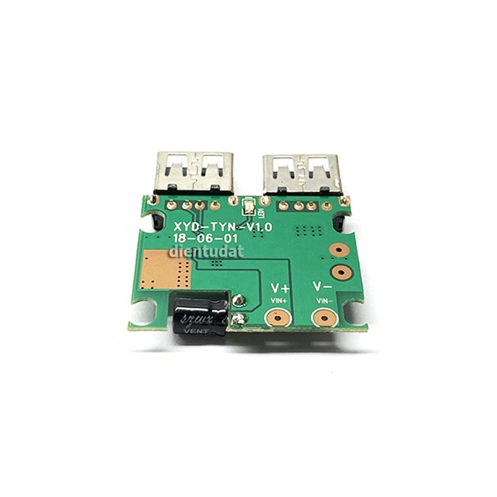 Mạch Hạ Áp Pin Mặt Trời 2 Cổng USB
