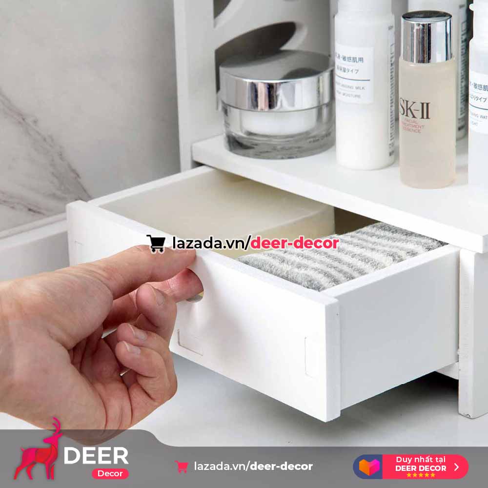 Tủ Để Mỹ Phẩm Có Ngăn Kéo Nhỏ - DEER DECOR