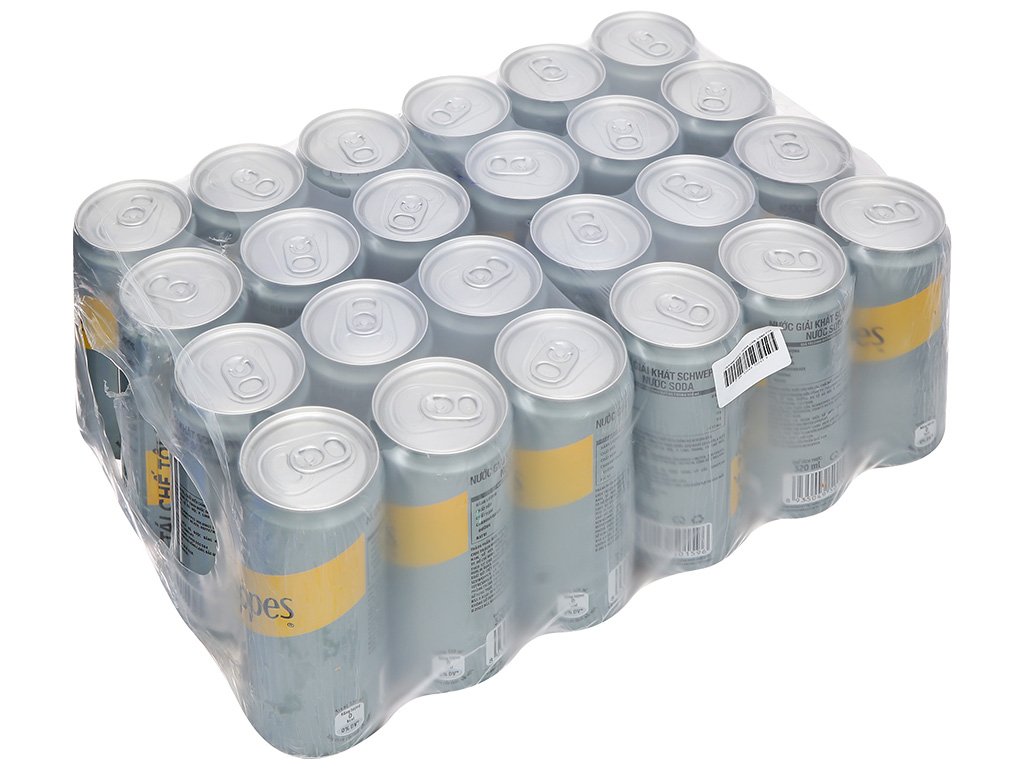 LỐC 6 LON SODA SCHWEPPES 330ML