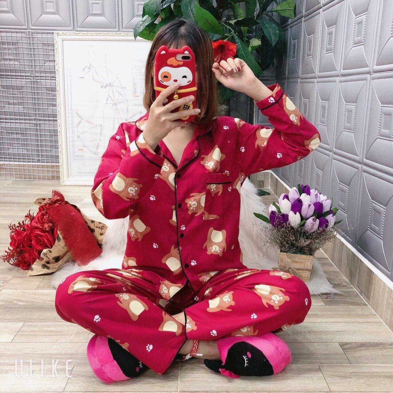 ĐỒ BỘ PIZAMA ĐÙI,TAY DÀI CHO NỮ