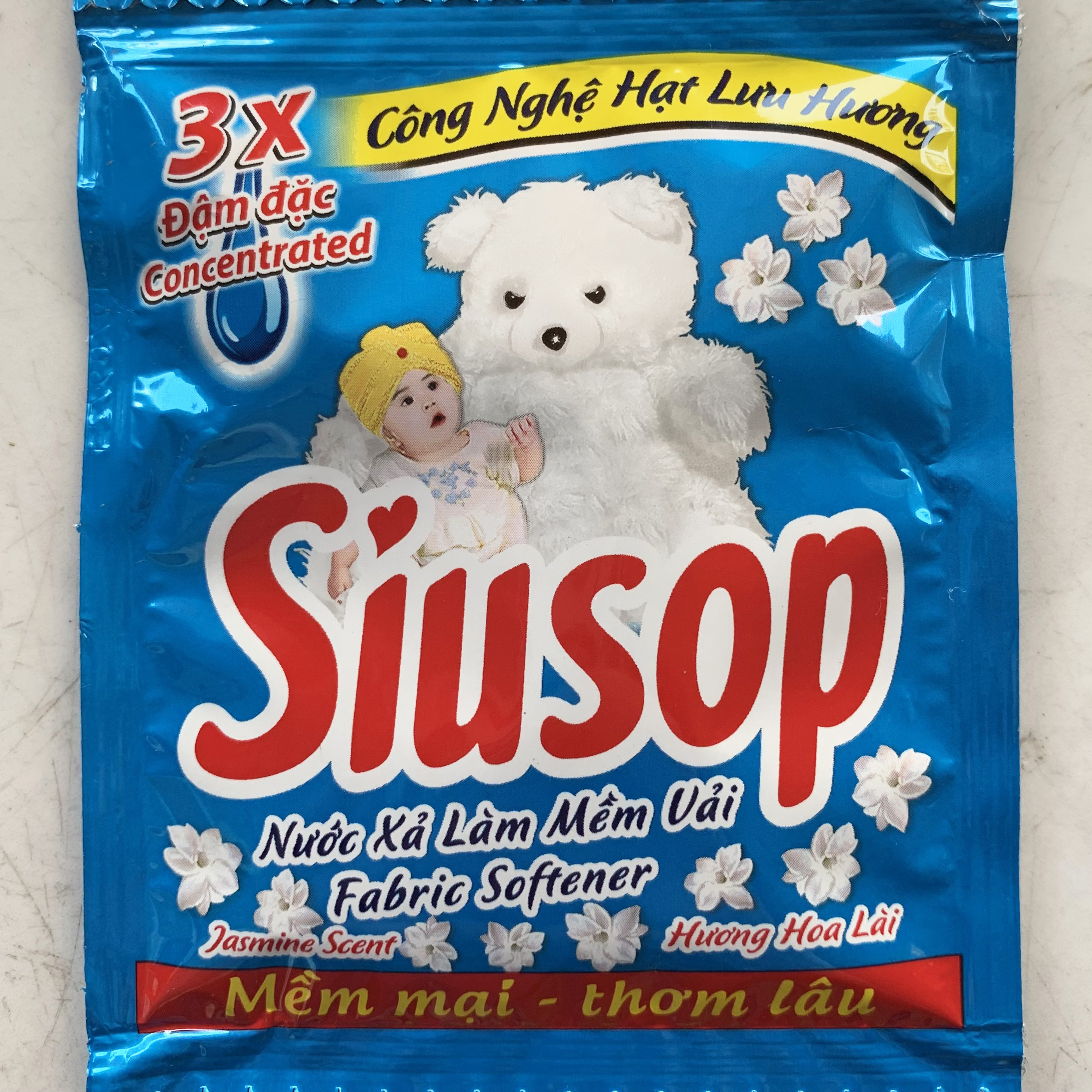 Combo 10 Gói Nước Xả vải Làm Mềm Vải SiuSop (20ml/gói)