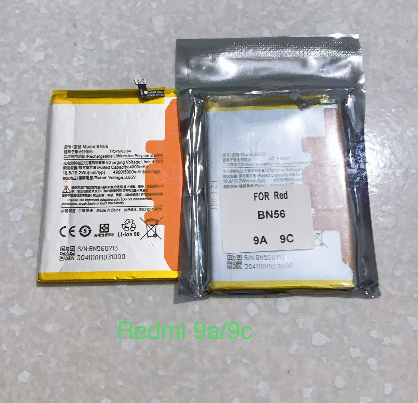 pin redmi 9A / 9C mã BN56