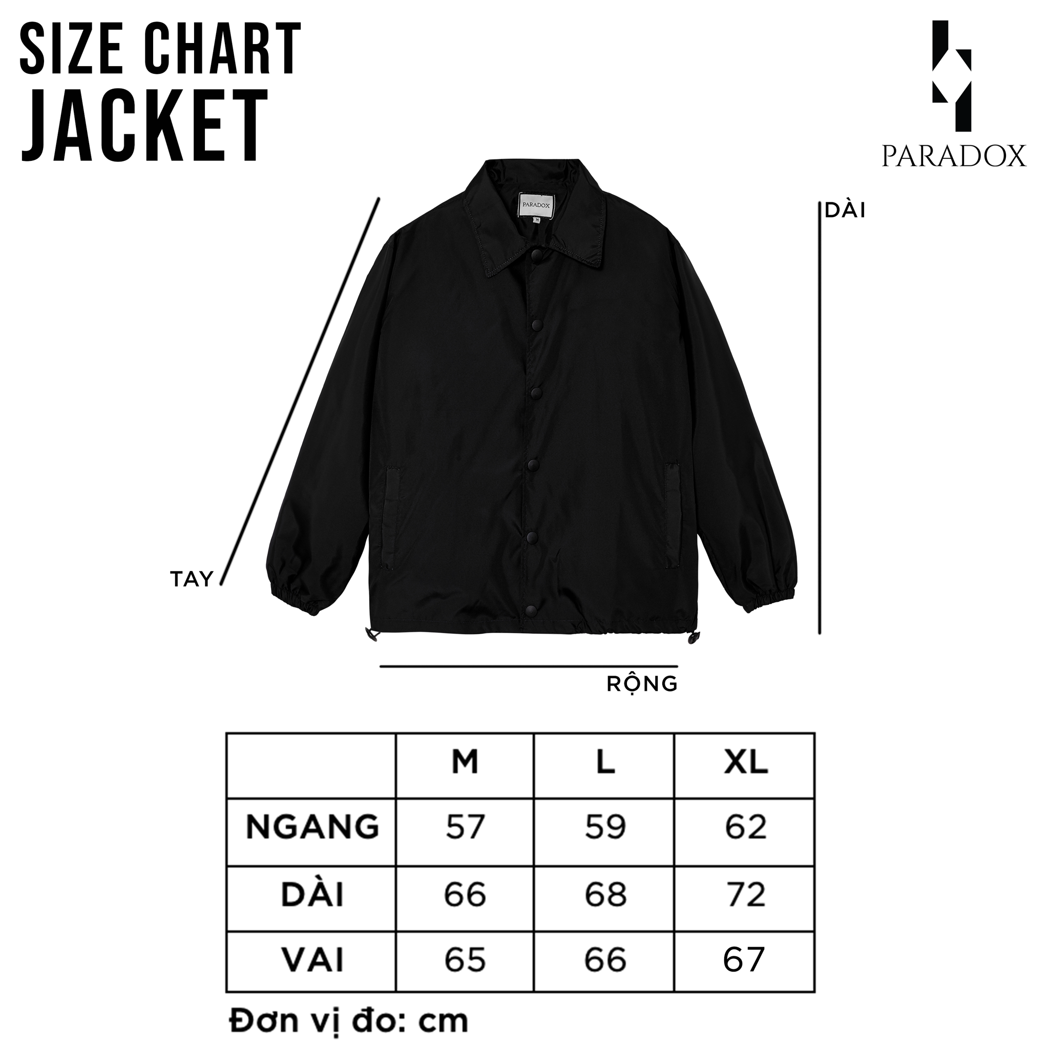 PARADOX Áo khoác dù THAWING OVER-PRINTED JACKET