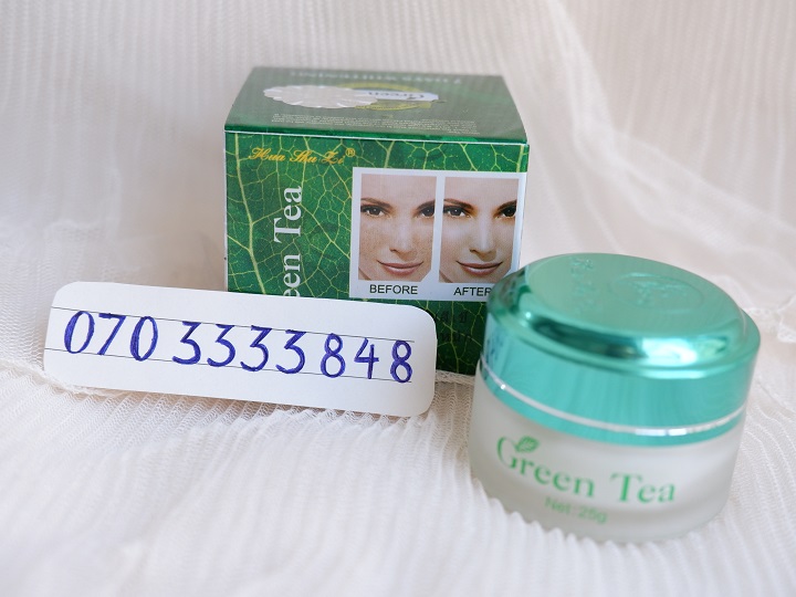 kem trắng da 7 ngày Green tea - Màu Trắng