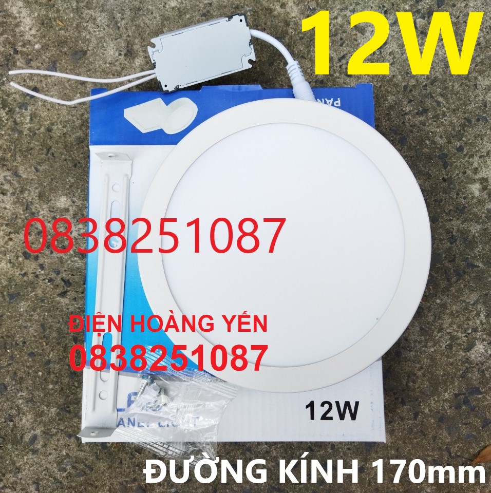 [HCM]Đèn LED ốp trần nổi tròn 12W