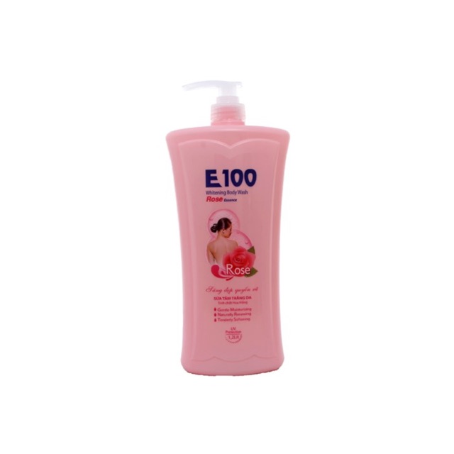 [HCM]Sữa Tắm E100 Hoa Hồng 1.200ml